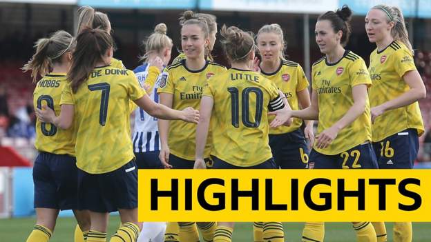 WSL Highlights: Brighton & Hove Albion Women 0-4 Arsenal Women thumbnail
