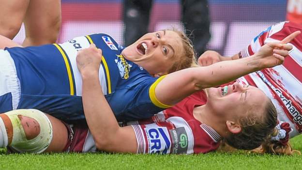 Leeds overcome resolute Wigan to reach final