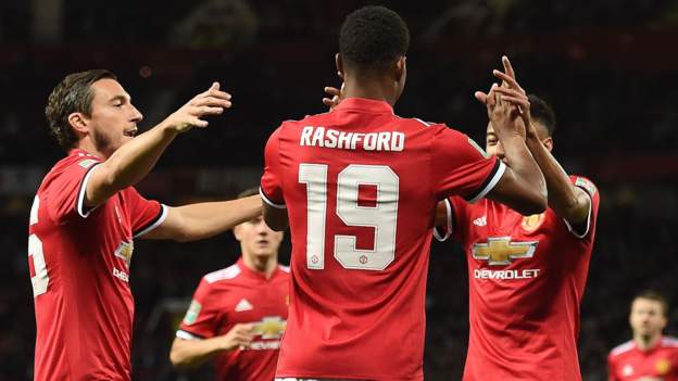 Manchester United 4 1 Burton Albion BBC Sport