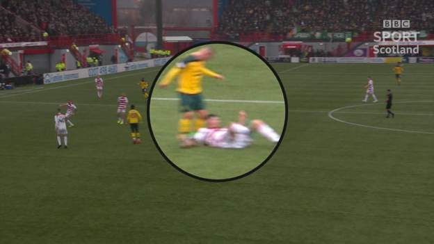 Watch: Was this a stamp by Celtic’s Leigh Griffiths?