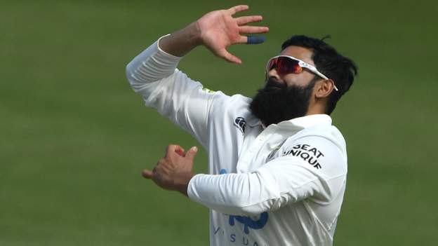 County Championship: Ajaz Patel of Durham takes five wickets against Gloucestershire