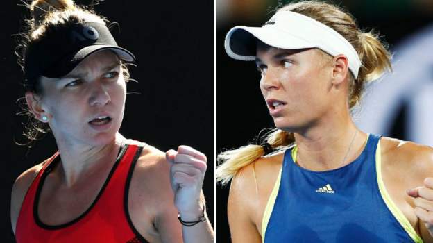 Australian Open: Simona Halep & Caroline Wozniacki battle for first ...