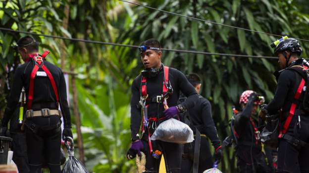 Thai Cave Rescue: All Boys And Coach Brought Safely Out - BBC News