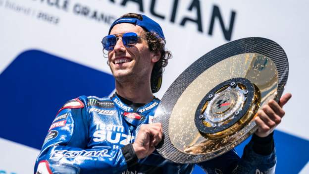MotoGP: Alex Rins wins Australian Grand Prix, Francesco Bagnaia leads championship standings