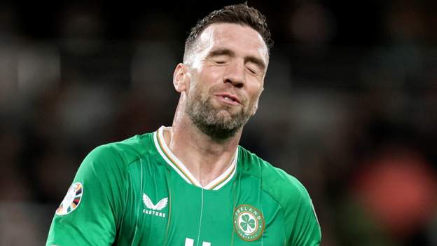Republic of Ireland 0-2 Greece: Euro 2024 hopes ended by defeat in Dublin