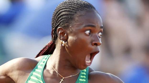 Nigeria’s Amusan sets hurdles world record in semi