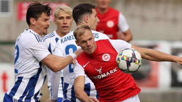 Larne suffer European heartache with extra-time defeat