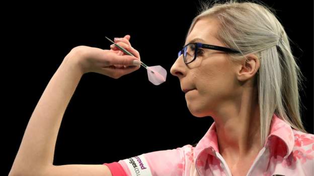 Fallon Sherrock first woman to reach last eight of Grand Slam of Darts