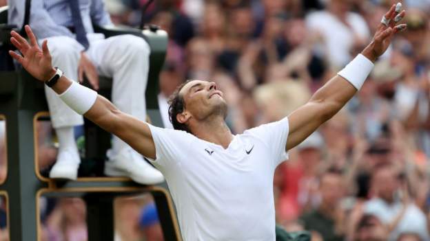 Rafael Nadal beats Taylor Fritz in Wimbledon quarter-finals