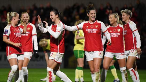 Arsenal claim League Cup win over Bristol City
