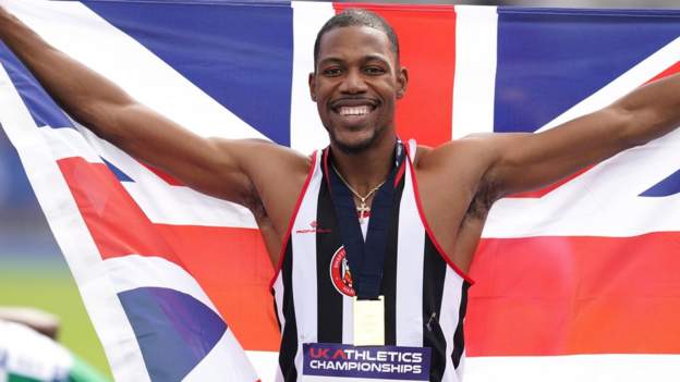 Hughes secures sprint double with 200m UK title