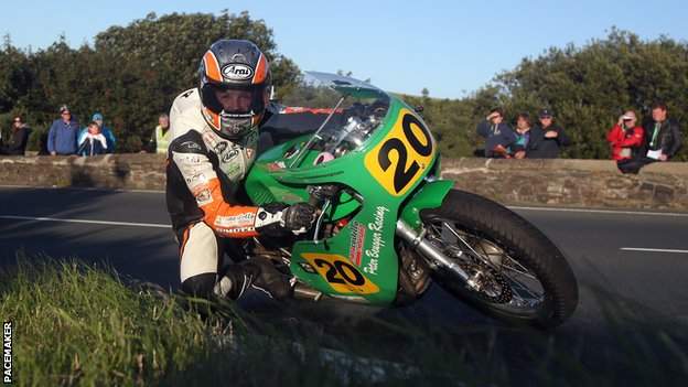 Maria Costello at the Classic TT