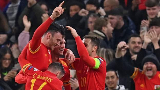 Wales 1-1 Belgium: Kieffer Moore goal helps hosts earn home World Cup play-off