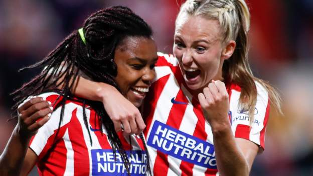 Women's Champions League: Atletico Madrid 2-1 Manchester City (3-2 Agg ...