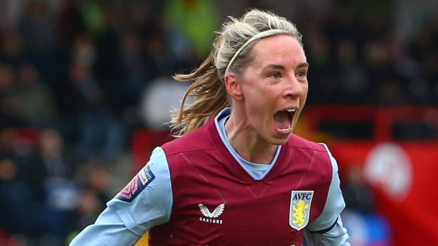 Nobbs hits hat-trick as Aston Villa thump Brighton