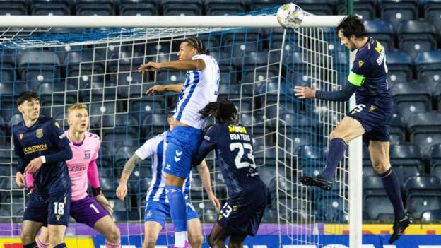 Kilmarnock 2-2 Dundee: Two injury-time finishes ensure draw at Rugby Park