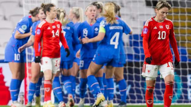 Wales 1-2 Iceland: Wales relegated from Women's Nations League top tier after loss