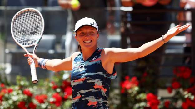 Rome Open: Iga Swiatek beats Aryna Sabalenka to reach Rome Open final