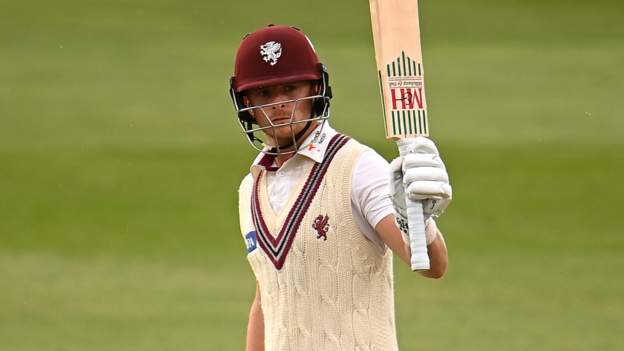 County Championship: Tom Abell hits his second ton of the game as Somerset build a huge lead