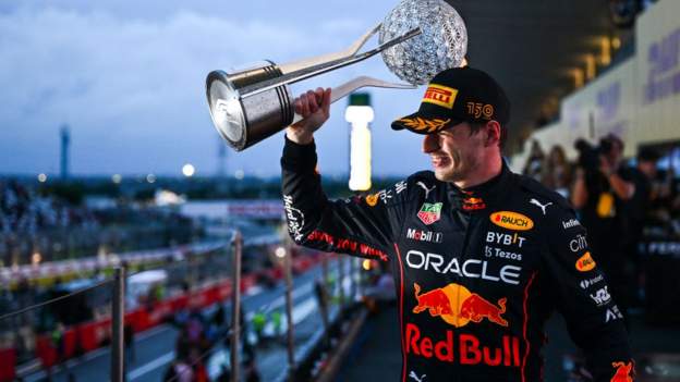 Japanese Grand Prix: Max Verstappen seals second world title amid confusion afte..
