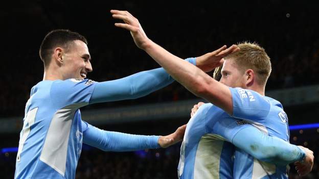 Man City 7-0 Leeds: Premier League leaders go four points clear after attacking masterclass