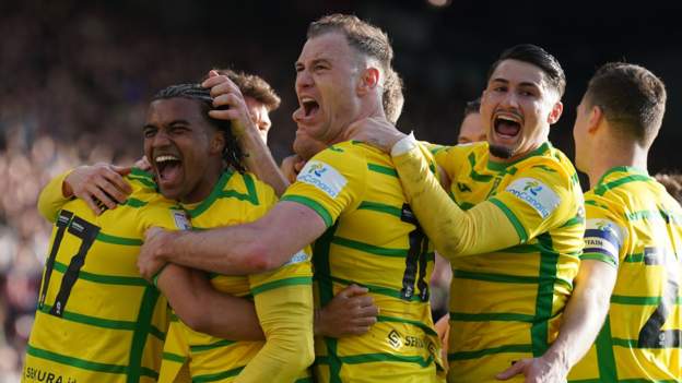Norwich come from behind to beat Plymouth