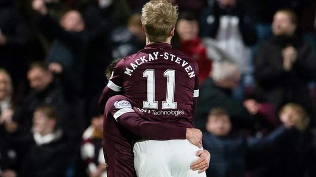 Heart of Midlothian 2-0 St Mirren: Robbie Neilson's side move second in Premiership