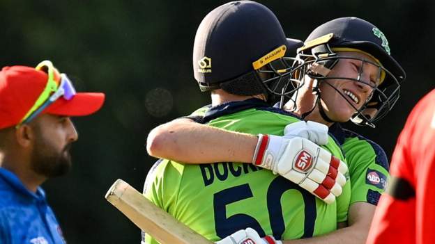 Ireland v Afghanistan: Hosts claim seven-wicket T20 victory in Belfast opener