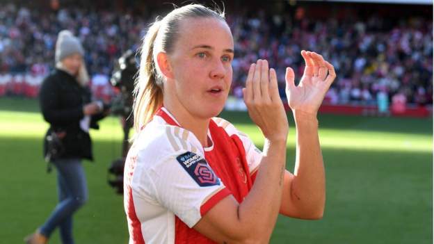 Arsenal 2-1 Aston Villa: Beth Mead says it is 'amazing to be back' after 11-month injury ordeal