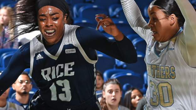 Erica Ogwumike has been drafted into the WNBA - but is also a medical student in the US. thumbnail