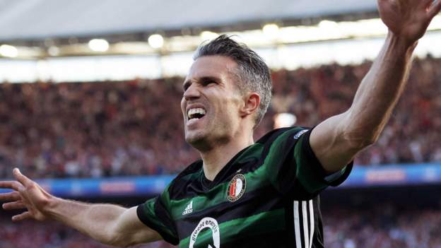 Feyenoord 3 AZ Alkmaar 0 in April 2018 at De Kuip. Feyenoord won the Dutch  KNVB Cup for the 13th time .