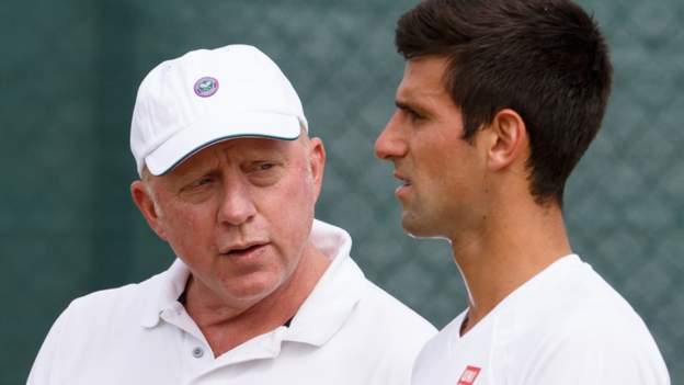 Novak Djokovic splits with coach Boris Becker after three years  BBC Sport