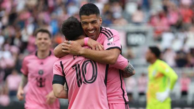 Suarez and Messi score twice in 5-0 Inter Miami win-ZoomTech News