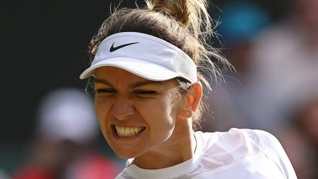 Halep thrashes Badosa to reach Wimbledon quarters