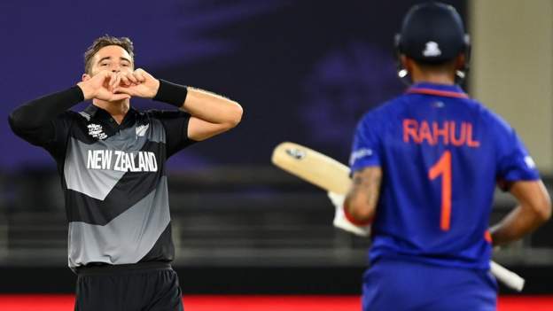 T20 World Cup: India's hopes damaged as New Zealand inflict second defeat