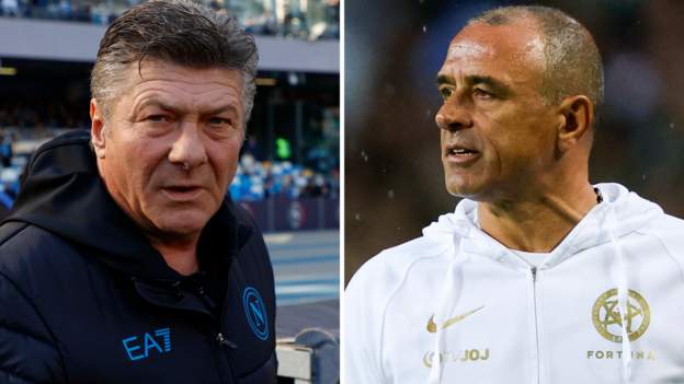 Napoli sack Mazzarri and appoint Slovakia boss Calzona