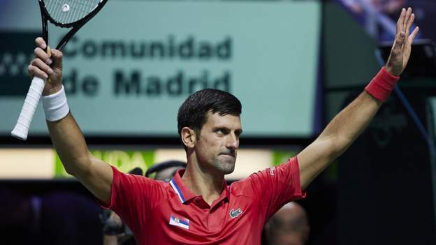 <div>Davis Cup: Novak Djokovic wins in singles & doubles to put Serbia in semi-finals</div>