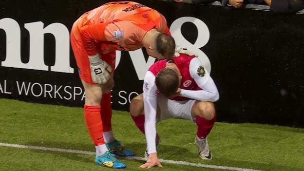 Probe after Larne's Ryan hit by object in Shield Final