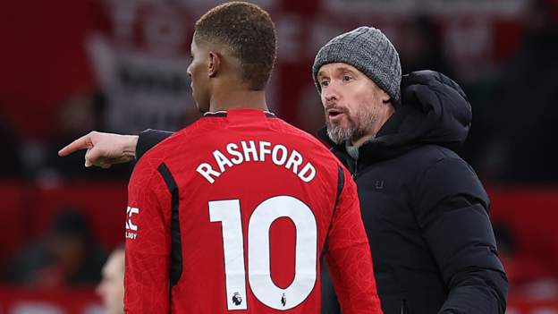 Marcus Rashford: Manchester United boss Erik ten Hag says discipline key 'on and off pitch'