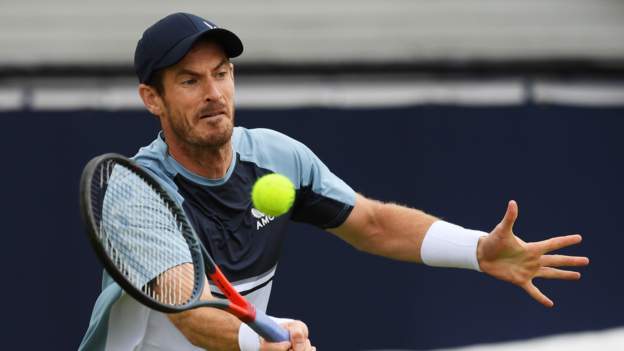 Andy Murray beats Gijs Brouwer in Surbiton Trophy to progress into