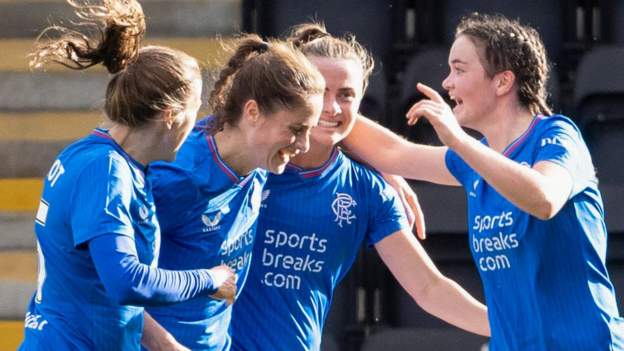 SWPL: Rangers go top with derby victory over Celtic as Hearts & Hibs win big