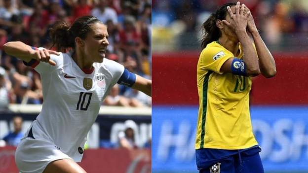 Women S World Cup Welcome To A Reality Where The Us Rule And Brazil Underachieve Bbc Sport