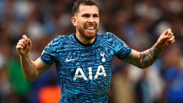 Marseille 1-2 Tottenham: Hojbjerg's last-gasp goal sees Spurs