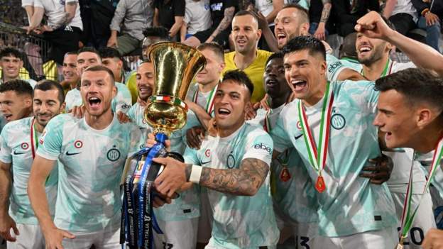 Fiorentina-Inter 1-2: Martinez segna una doppietta mentre la finale di Champions League vince la Coppa Italia