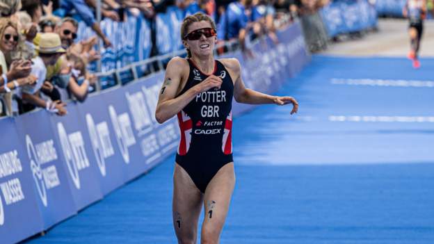 World Triathlon Championship Series: GB's Beth Potter wins silver in ...