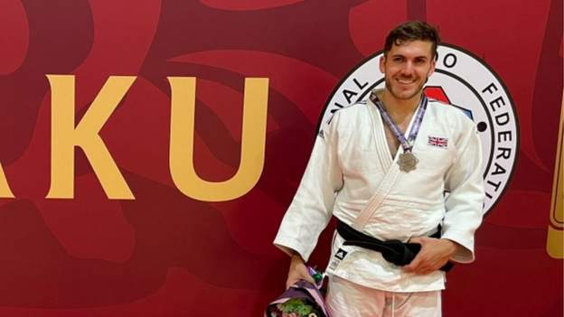 British Judoka Powell wins world silver medal