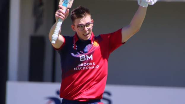 Jersey Cricket: Asa Tribe and Josh Lawrenson hit tons in ODI's first win over Papua New Guinea