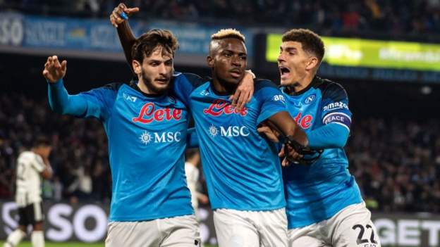 Napoli 5-1 Juventus: Victor Osimhen scores twice as hosts move 10 ...