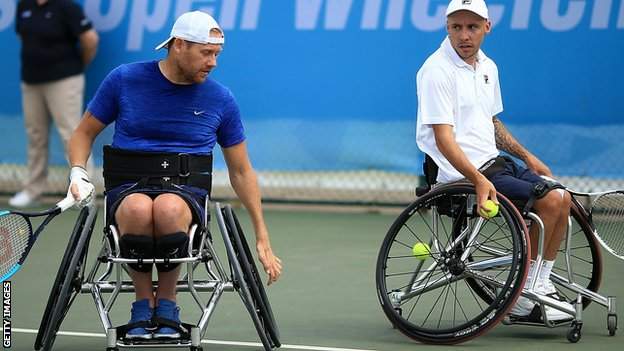 Antony Cotterill and Andy Lapthorne