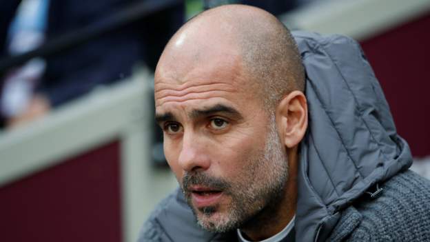 Pep Guardiola Man City Boss Expects Title Race To Go Down To Last Fixture Or Two Bbc Sport